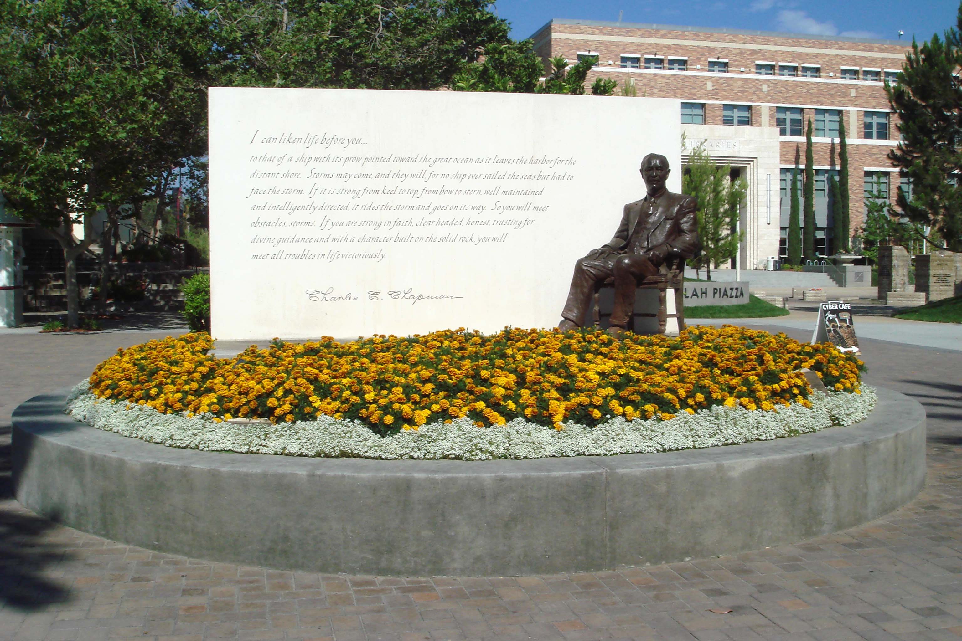 Chapman Statue