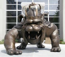 Duke Dog Statue
