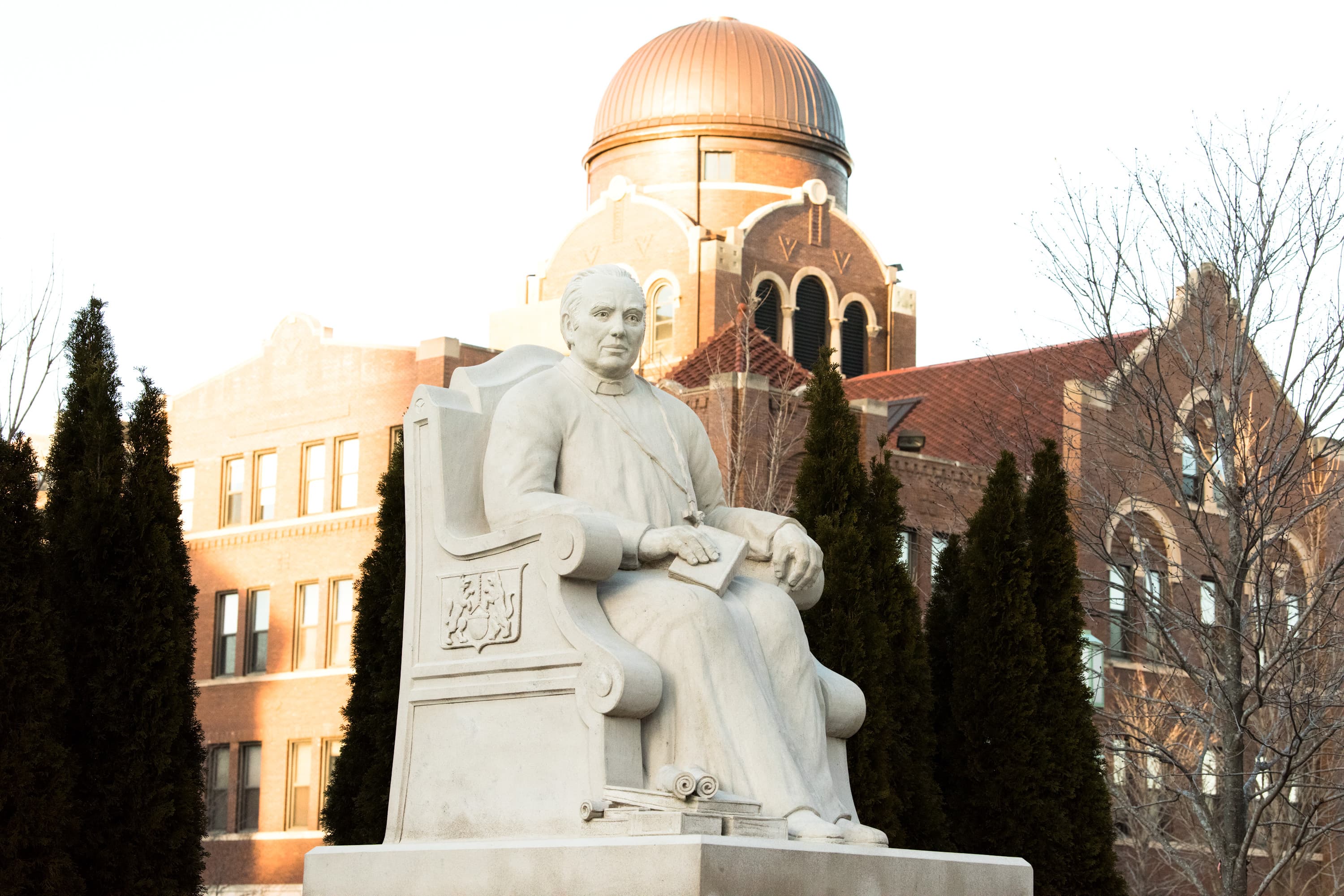 Arnold J. Damen Statue